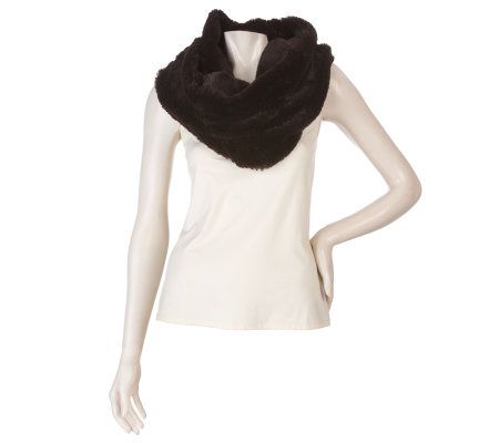 Dennis Basso Faux Fur 19 x 11 Infinity Scarf - A219379