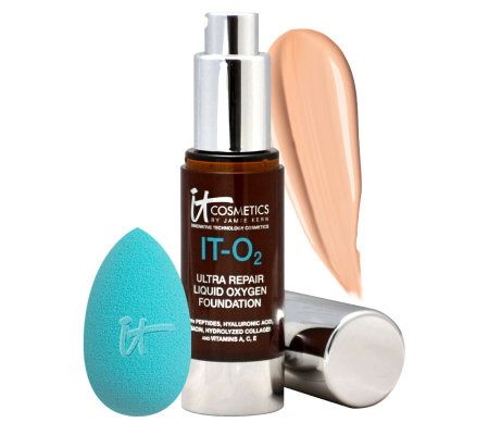 It Cosmetics IT-O2 Oxygen Foundation with Hydra-Sponge Auto-Delivery - A234979
