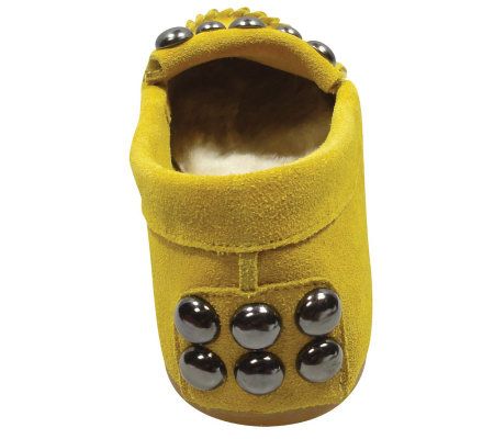 Lamo Moca Suede Leather Moccasins