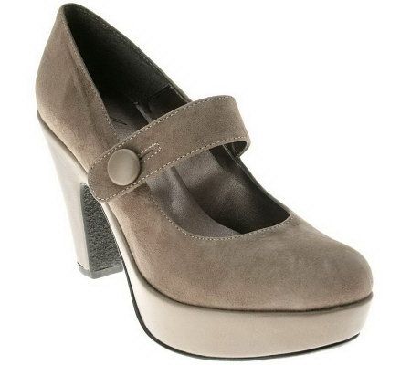 Azura Style Poetic Suede Mary Jane Pumps - A325480