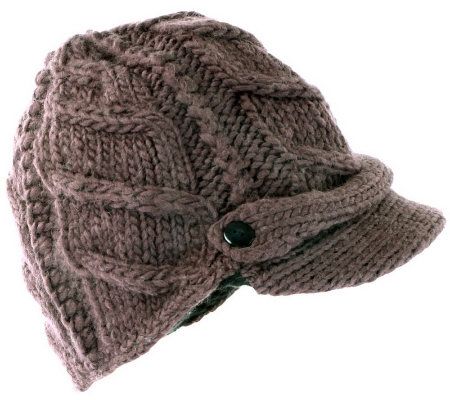 Nirvanna Flat Cable Visor with Fleece Lining - A326280