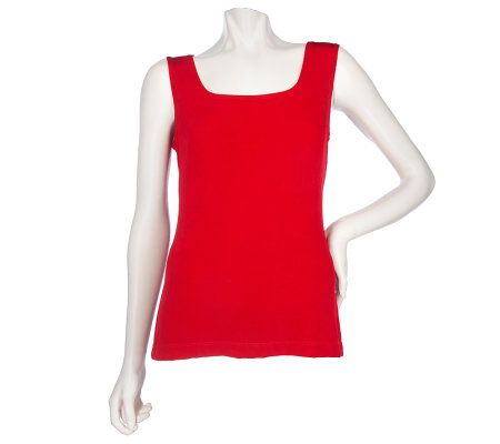Effortless Style by Citiknits Scoopneck Knit Tank Top - A203681