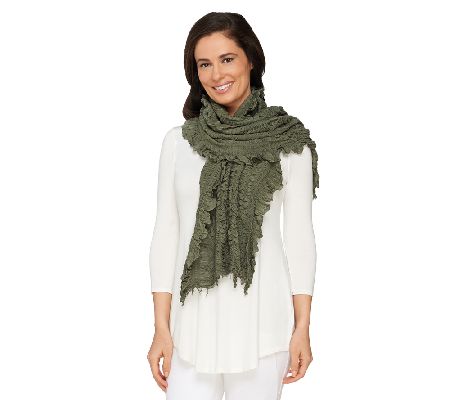 Accessory Network Textured Multi-Ruffle Scarf - A217481