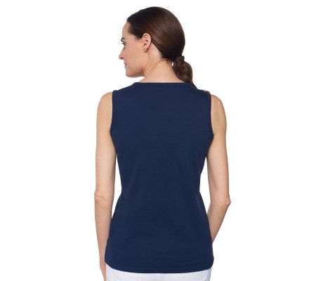 Liz Claiborne New York Essentials U-Neck Tank