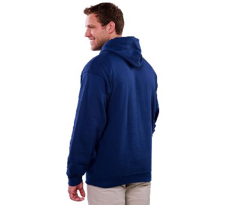 Team USA Mens Striped Fleece Hooded Sweatshirt