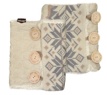 Muk Luks Snowflake Cable Boot Sweaters - A320481