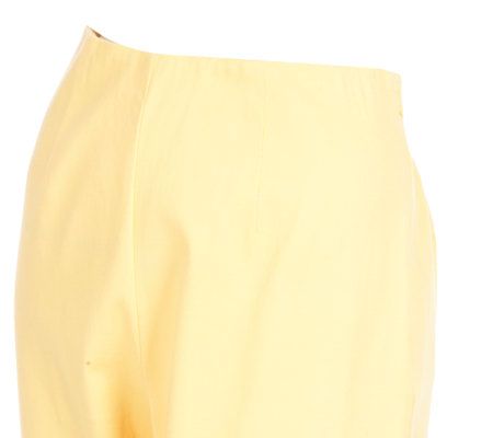 Bob Mackies Embroidered Stretch Jean Jacket and Side Zip Pants