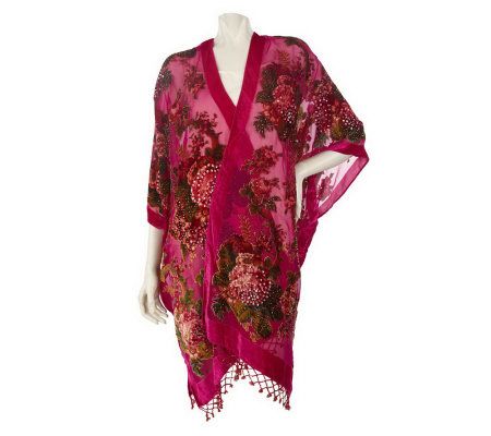 Kirks Folly Victorian Rose Beaded Fairy Robe - A213582