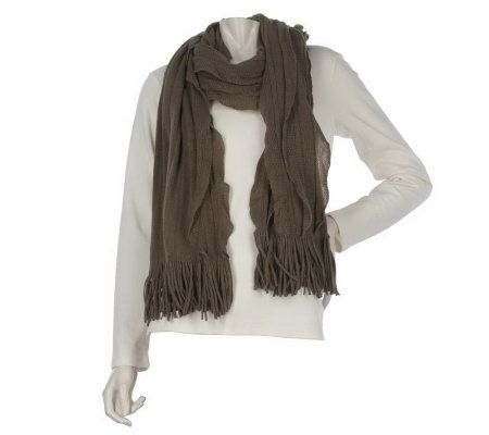 Layers by Lizden Marvelush Wavy Ruffle Wrap - A216882