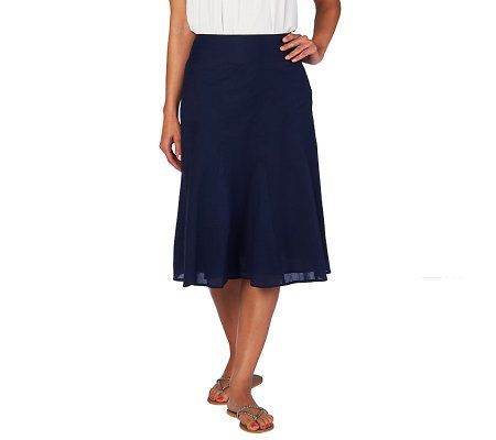 Liz Claiborne New York Fully Lined Skirt with Seaming Detail - A222882