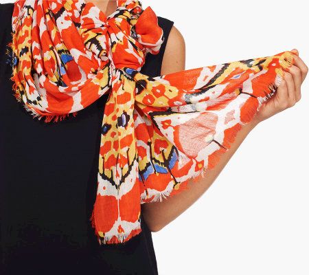 Joan Rivers Tribal Print Scarf