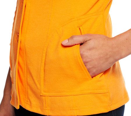 Linea by Louis DellOlio Button Front Ponte Knit Seamed Jacket