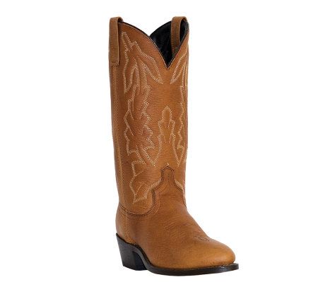 Laredo Mens 13 Walnut Deertan Cowboy Boots - A170983