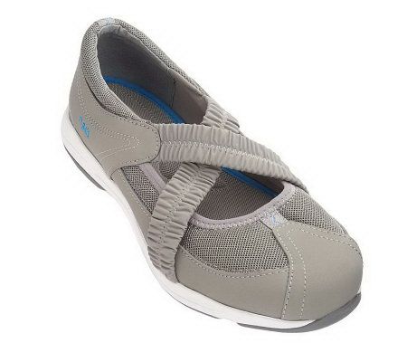 Ryka Nubuck Leather & Mesh Double Gore Mary Janes - A201083