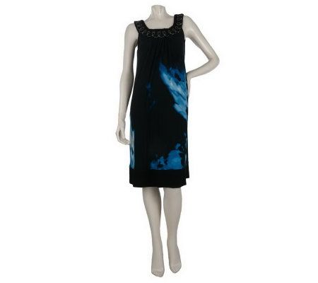 Susan Graver OurLittleSecret Body Shaping Liquid Knit Dress - A214683