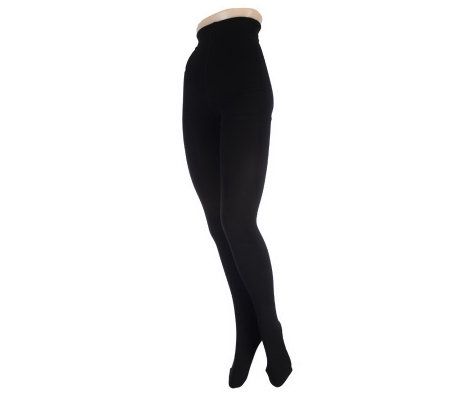 Legacy Legwear Set of 2 Flip Side Fleecy Tights