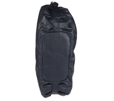 V Couture by Kooba Zip-Top Hobo with Faux Fur Trim