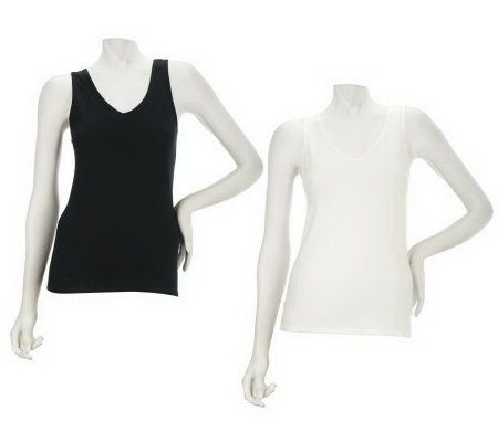 Jockey Staycool Set of 2 Reversible Tanks - A223783