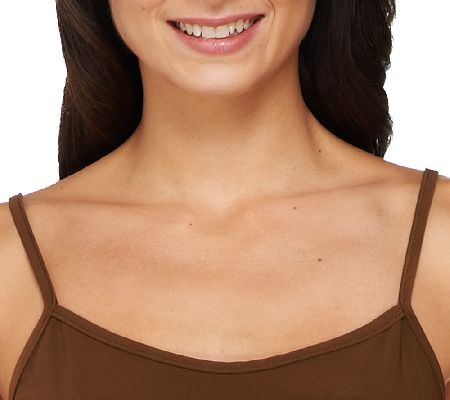 Attitudes by Renee Printed Scarf Top with Knit Cami