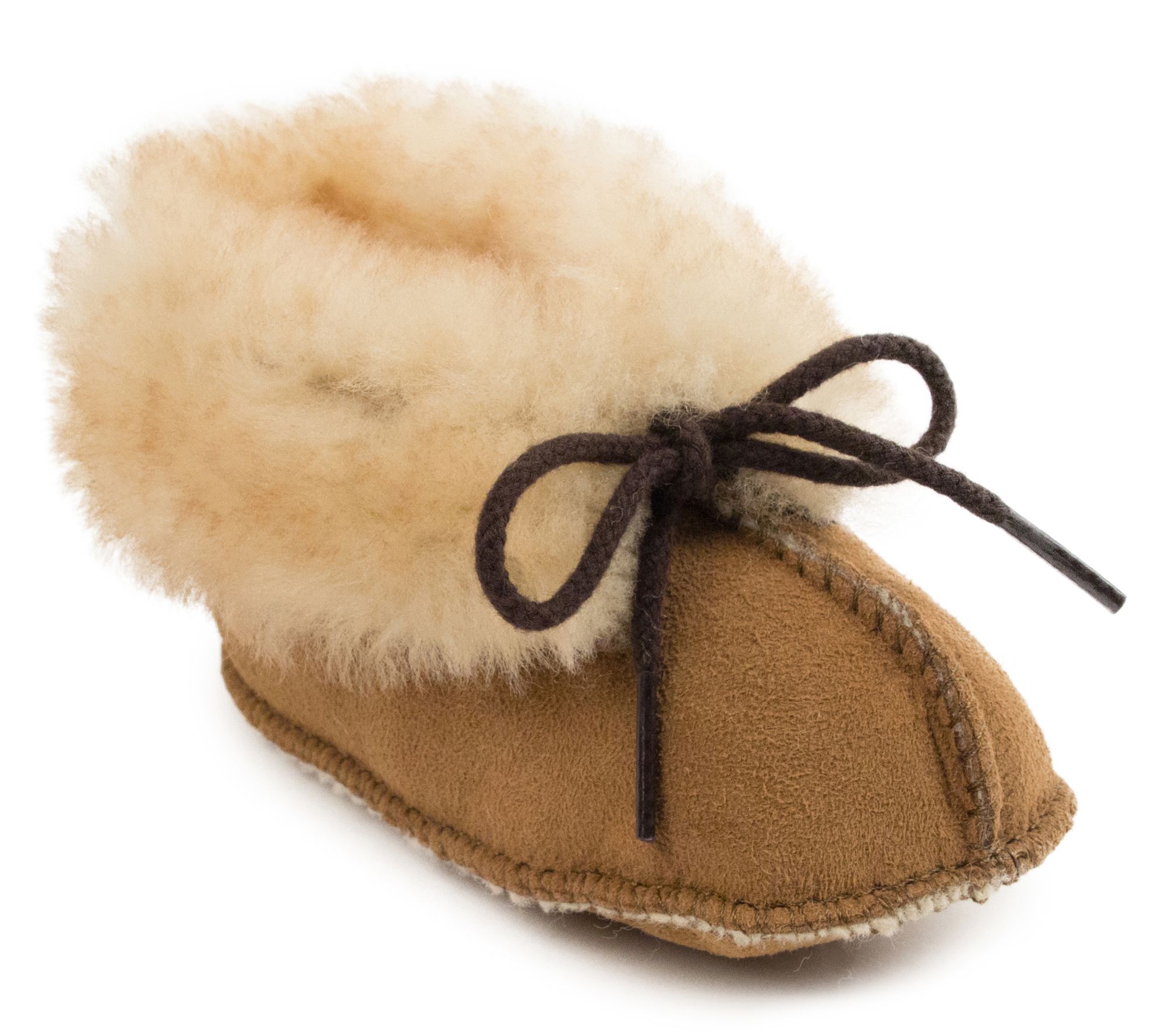 Minnetonka Infants Genuine Sheepskin Booties - A241283