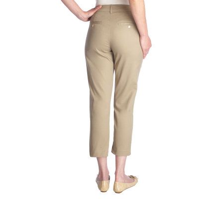 Liz Claiborne New York Jackie Pique Crop Pants