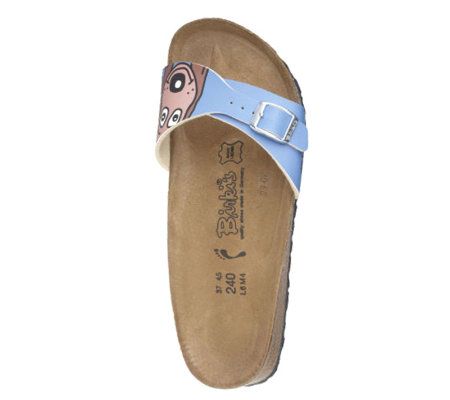 Birkis Single Band Animal Print Sandals