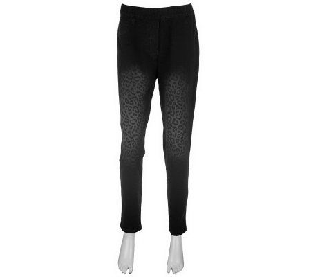 Quacker Factory DreamJeanne Animal Print Leggings - A226084