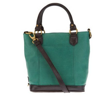 Tignanello Glazed Vintage Leather Bucket Shopper - A228784