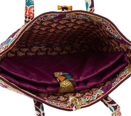 Vera Bradley Signature Print Large Laptop Tote