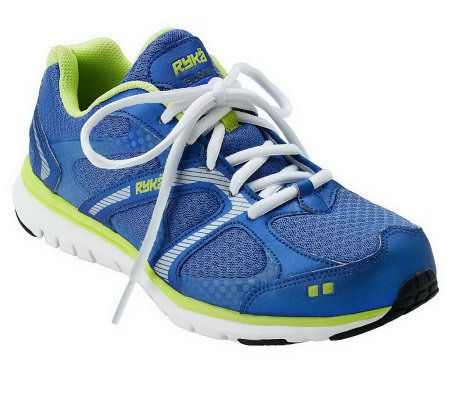 As Is Ryka Elate Leather & Mesh Lightweight Fitness Shoes - A235384