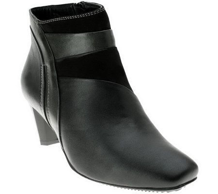 Spring Step Style Campbell Leather Booties - A325384
