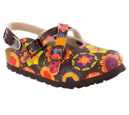 Birkis Kids Holi Print Clogs - A327284