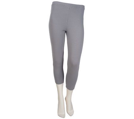 LifeStyle by Legacy Capri Length Cotton/Spandex Leggings - A97584