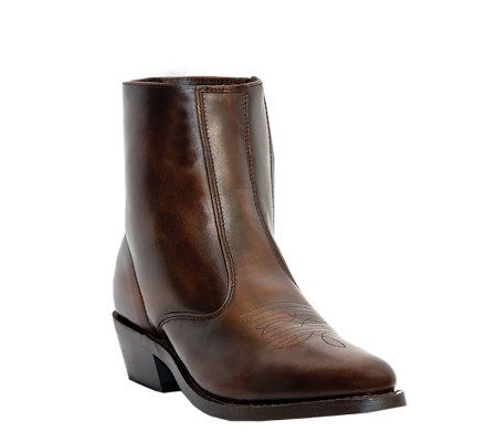 Laredo Mens Spanish Tan 7 Side Zip TruckerCowboy Boots - A170985