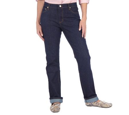 Liz Claiborne New York Jackie Straight Leg Jeans - A210285