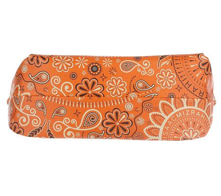 Isaac Mizrahi Live! Signature Print Hobo Bag w/Zipper Pocket