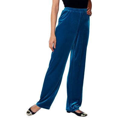 Joan Rivers Velour Lounging Pants - A228885