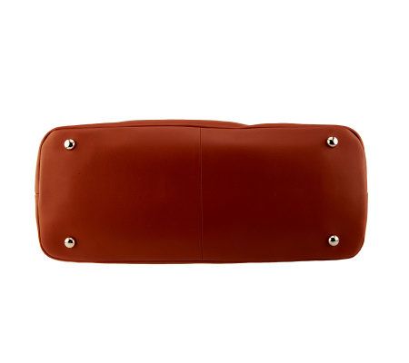 Isaac Mizrahi Live! Bridgehampton Floral Canvas Tote w/Turnlock