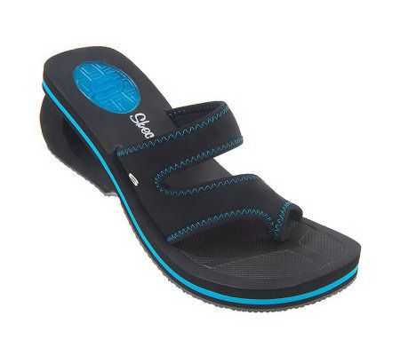 Skechers Stretch Cross Strap Toe Loop Sandals - A199986