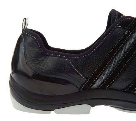 Aetrex Abbey Leather Double Strap Slip-on Shoes