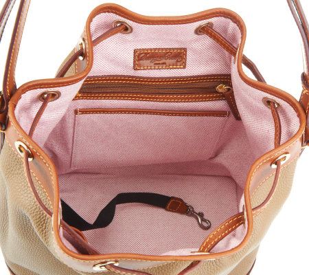 Dooney & Bourke Dillen II Leather Drawstring Bag