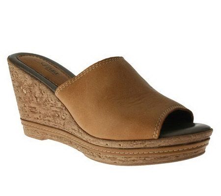 Azuras Berkeley Leather Slide Sandals - A323186
