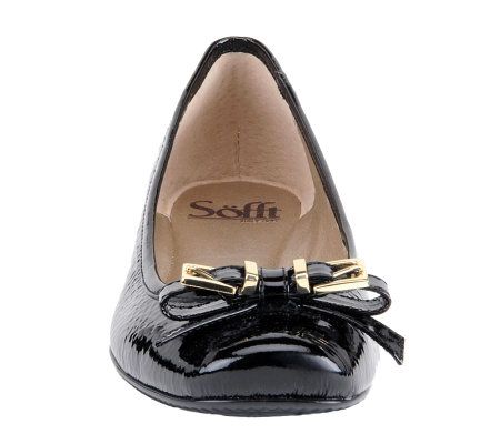 Sofft Nalda Bow and Buckle Embellished Flats