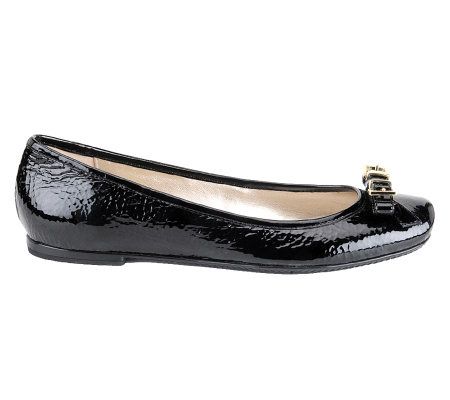 Sofft Nalda Bow and Buckle Embellished Flats