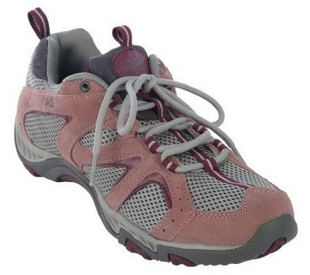 Ryka Outdoor Suede & Mesh Lace-up Shoes - A200887