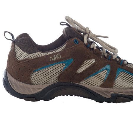 Ryka Outdoor Suede & Mesh Lace-up Shoes