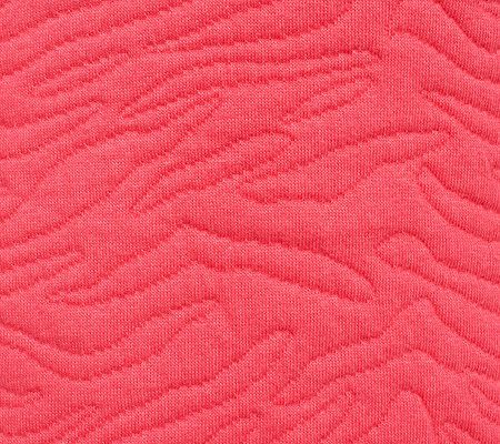 Isaac Mizrahi Live! Animal Quilted Button Front Knit Jacket