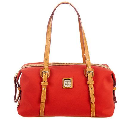 Dooney & Bourke Nylon Rectangular Duffel Satchel - A229387