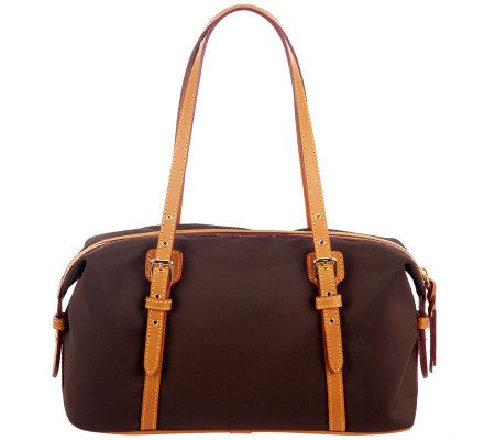 Dooney & Bourke Nylon Rectangular Duffel Satchel