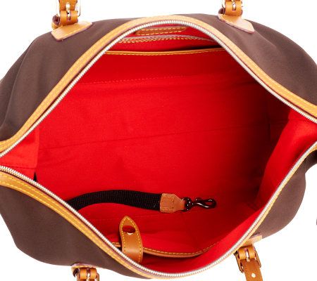 Dooney & Bourke Nylon Rectangular Duffel Satchel
